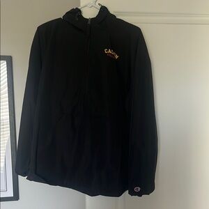 Champion Calvin College Black Windbreaker Jacket